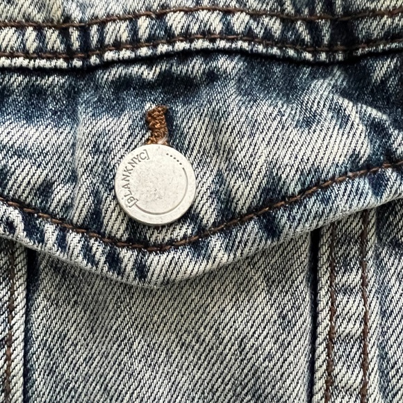 mixed media jacket by BLANK NYC - Picture 10 of 13